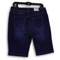 NWT Womens Blue Denim Dark Wash 5-Pocket Design Boyfriend Shorts Size 14/32 image number 2