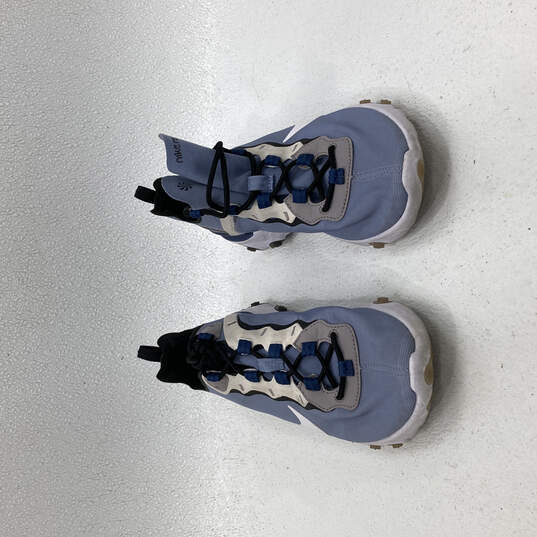 Mens React Element 55 BQ6166-402 Blue Low Top Lace-Up Sneaker Shoes Sz 7.5 image number 2
