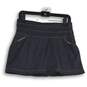 Athleta Womens Gray Elastic Waist Zipper Pocket Pull-On Athletic Skort Size S image number 1