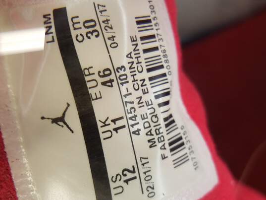 Nike Air Jordan 13 Retro 'Alternate History of Flight' Men's White Sneakers Size 12 (Authenticated) image number 7
