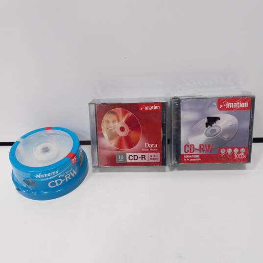 Memorex & Imation Blank & Sealed CD-R & CD-RW Bundle image number 3