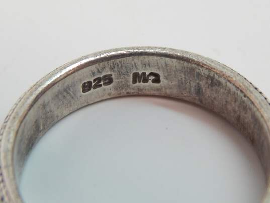 Sterling Silver Band Ring Variety 12.9g image number 10