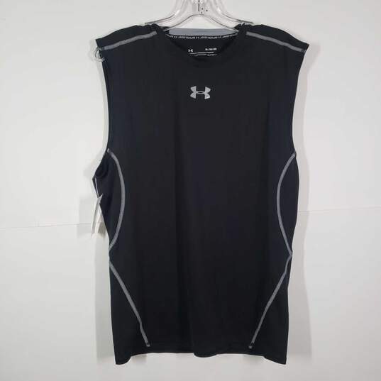 Mens Heatgear Compression Crew Neck Sleeveless Pullover Tank Top Size X-Large image number 1