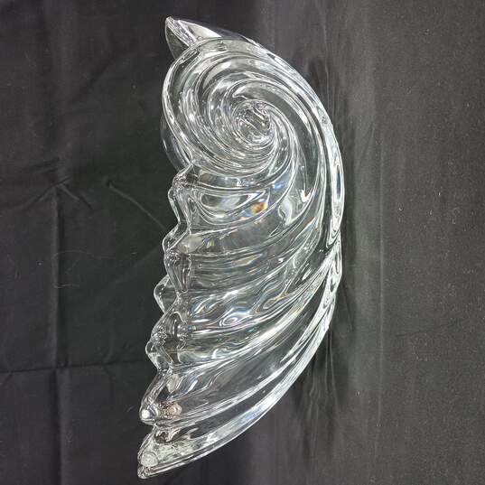 Unbranded Crystal Sea Shell Bowl image number 1