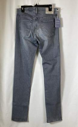 NWT AG Los Angeles Womens Gray Medium Wash Pockets Denim Straight Jeans Sz 32X34 alternative image