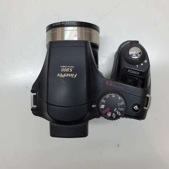 Fujifilm Finepix S800 8 MP 10x Zoom Digital Camera Black image number 5