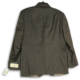 NWT Mens Olive Notch Lapel Long Sleeve Two Button Blazer Size 42R alternative image