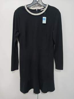 LOFT Petite Black Sweater Dress Size 6
