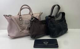 Coach Assorted Bundle of 3 Leather Bags