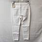 Madewell Mid Rise Skinny Crop White Jeans Size 26P image number 2
