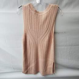 Pendleton Pink Chunky Knit Wool Sweater Vest Size M alternative image