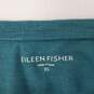 Eileen Fisher WM's Silk Blend Green Teal Color Blouse Top Size XL image number 4