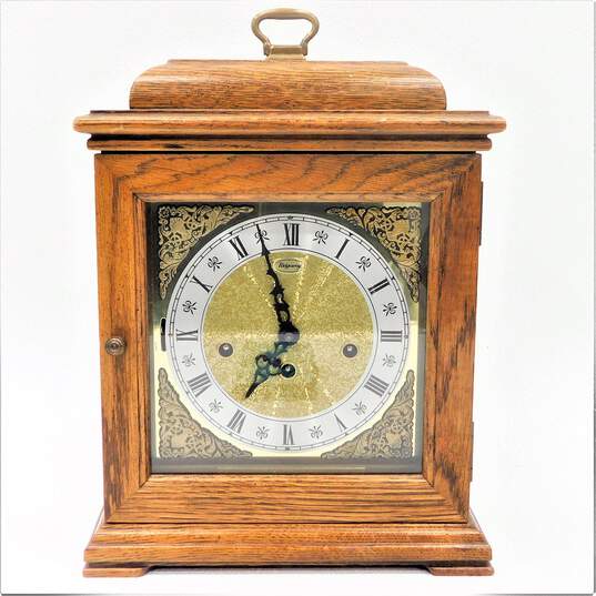 Vintage Ridgeway Franz Hermle 2 Jewel Triple Chime Mantle Clock image number 1