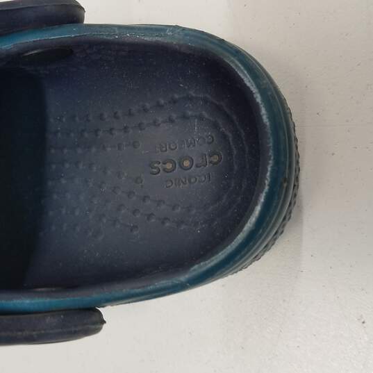 Crocs Blue Sandals Size 4c image number 8