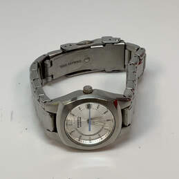 Designer Fossil Blue AM-3918 Silver-Tone Round Dial Analog Wristwatch alternative image