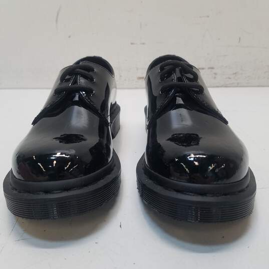 Dr Martens Patent 1461 Lace Up Loafers Black 6 image number 3