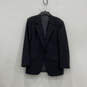 Mens Blue Long Sleeve Collared Single Breasted Two-Button Blazer Size 39R image number 1