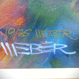 Clay Matthews Packers Weber Artist Signed Framed Numbered Art Print alternative image