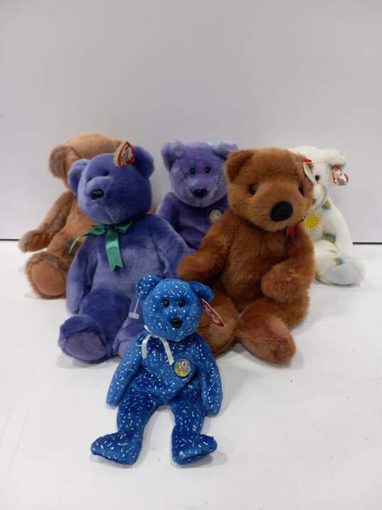 TY Beanie Baby Plush Toys Assorted 6pc Lot image number 1