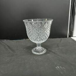 Godinger Crystal Pineapple Pedestal Vase