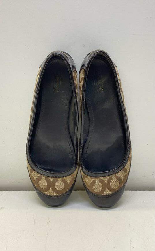Coach Brown Slip-On Flats Women's Size 9 image number 6