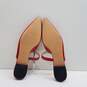 Zara Slingback Pointed Toe Mules Red 6.5 image number 5