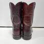 Justin Men's Brown Leather Western Boots Size 9.5 w/Insert image number 3