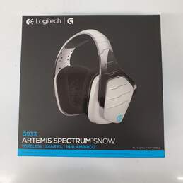 Logitech G933 Artemis Snow Spectrum Wireless Surround Sound Headphones / Untested