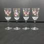 5PC Cordial Floral Pattern Clear Decanter & Glass Set image number 6