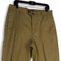 NWT Womens Beige Cotton Pockets Straight Leg Madison Chino Pants Size 34X34 image number 3