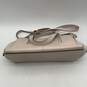 Womens Pink Leather Double Handle Detachable Strap Zip Crossbody Purse image number 1