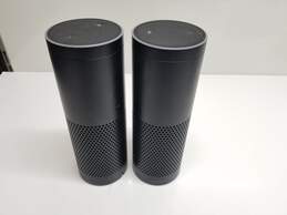 Lot of Two Amazon SK705Di Echo 1st Generation Smart Speakers