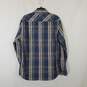 Eighty Eight Men Blue Plaid Button Up Shirt NWT sz XL image number 2