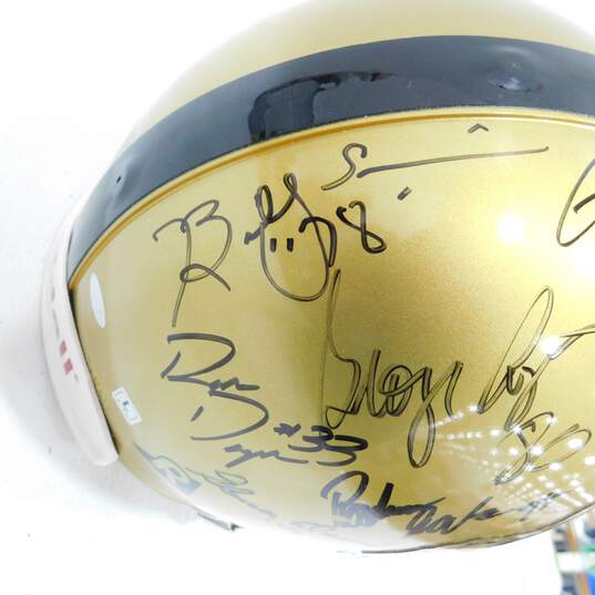 20x Heisman Trophy Winners Signed Full Size Riddell Helmet w/ COA image number 7