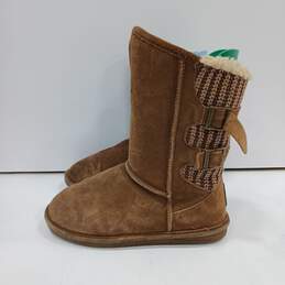 Bearpaw Knit Buckle Boots Women's Size 8