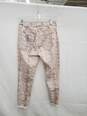 AG Silk Python Ivory Dust Skinny Ankle Pants Size-27R used image number 2