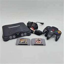 Nintendo 64 w/2 Games and One Controller