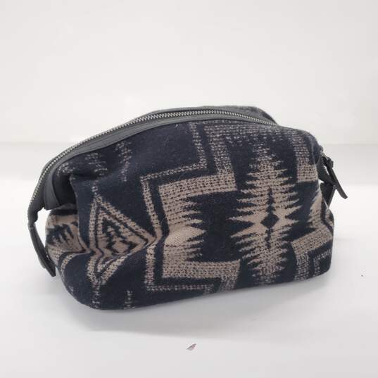 Pendleton Wool & Black Leather Travel Dopp Kit image number 4