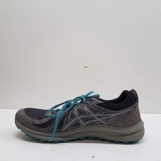 Asics Frequent Trail Gray Aqua Athletic Shoes Women's Size 10 image number 2