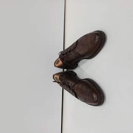 Men's Allen Edmonds MacNeil Brown Pebble Grain Leather Longwing Wingtip Dress Shoes 11 alternative image