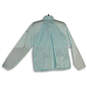 NWT Womens Blue Long Sleeve Mock Neck Full-Zip Windbreaker Jacket Size M image number 2