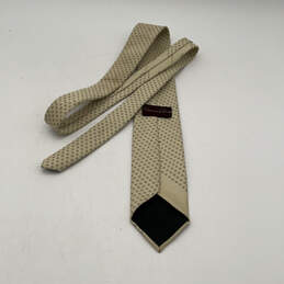 Mens Yellow Silk Geometric Four-In-Hand Classic Designer Neck Tie alternative image