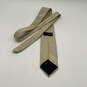 Mens Yellow Silk Geometric Four-In-Hand Classic Designer Neck Tie image number 2