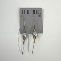Designer Robert Lee Morris Silver-Tone Beaded Dangle Drop Earrings alternative image