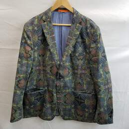 Macy's Men's Store Tallia Multicolor Suit Jacket Size 46L