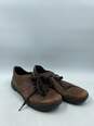 Authentic Prada Brown Leather Sneakers M 8 image number 3