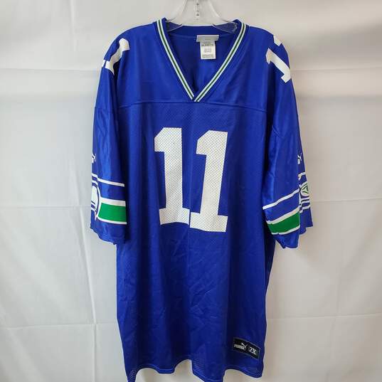 Puma Seattle Seahawks Jersey #11 Huard in 2XL Signed No COA image number 1