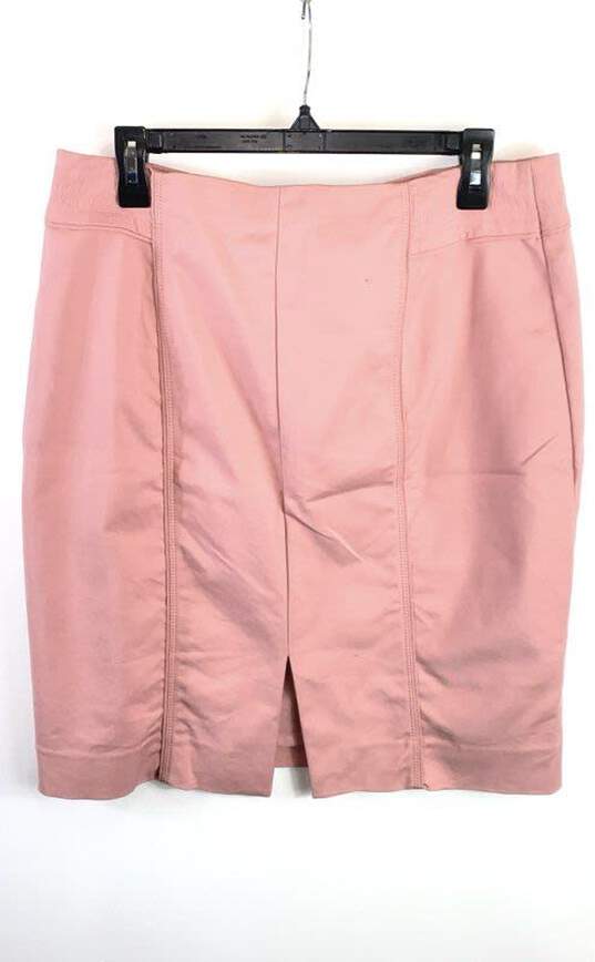 White House Black Market Women Pink Pencil Skirt Sz 12 image number 2