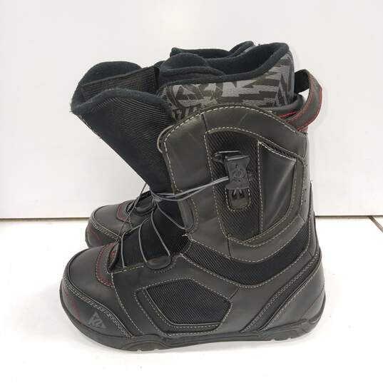 Salomon K2 Men's Black Snowboarding Boots Size 8.5 image number 2