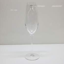 AUTHENTICATED TIFFANY & CO 9.5in CRYSTAL CHAMPAGNE FLUTE GLASS alternative image